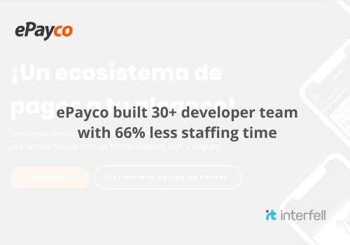 ePayco built a big team with less staffing time