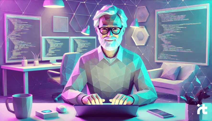 personas de todas las edades en el sector IT