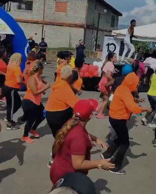 Ana Marquez en la bailoterapia