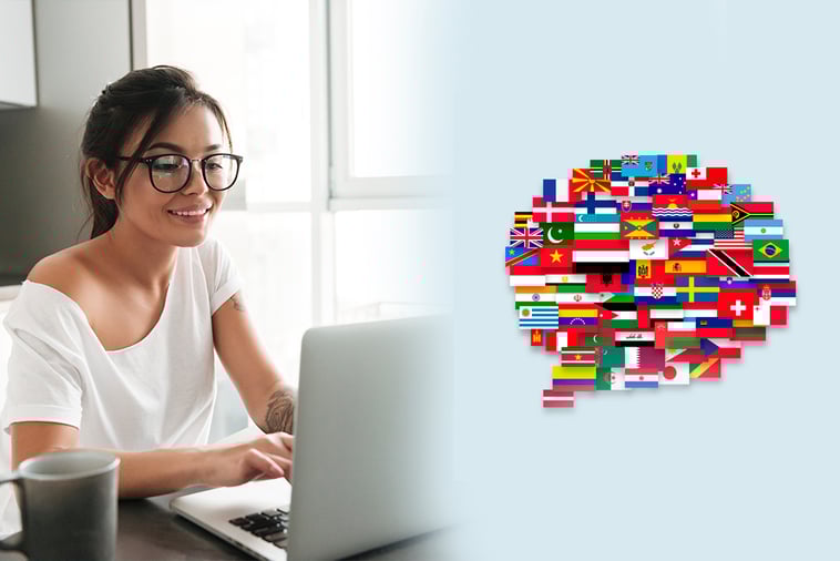 Chica y los mejores 8 países para trabajar en remoto