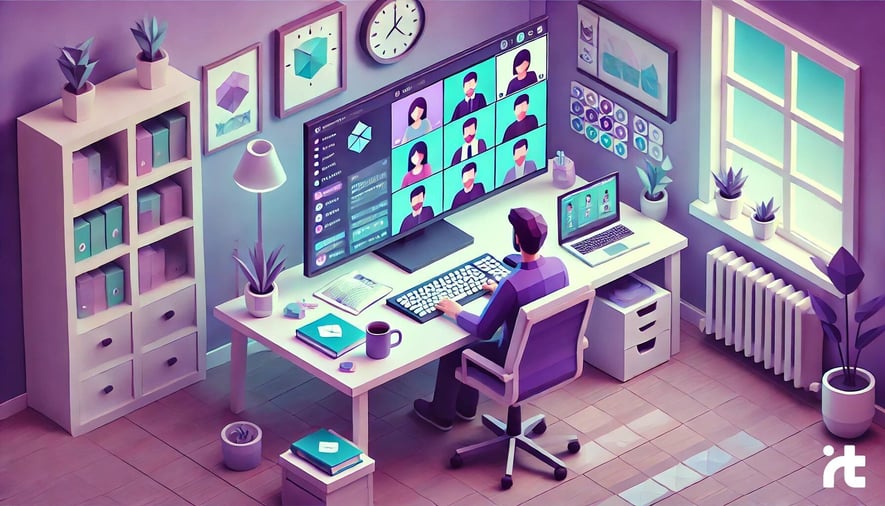 La comunicación y la gestión de equipos remotos