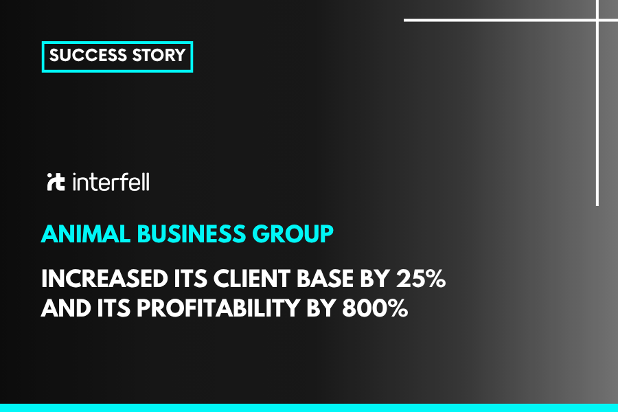 ABG gained 25% more clients and profits of 800% thanks to Interfell.